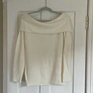 Off the shoulder sweater